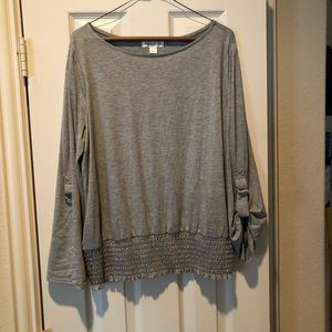Studio JPR grey top Sz L.